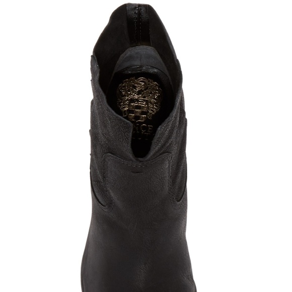 NORDSTROM Exclusive New FEINA Ankle Boot Bootie Split Shaft Oiled Leather Black - Picture 4 of 14